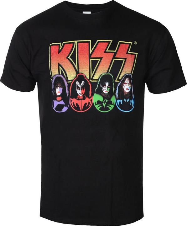 Immagine prodotto KISS T-shirt adulti con logo facce e icone in cotone (XL)