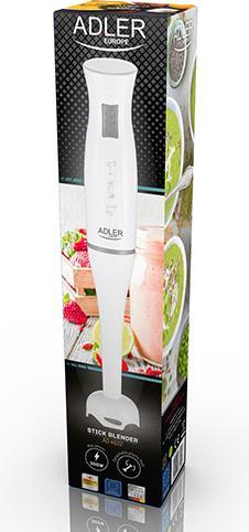Actual product image Adler AD 4622 Hand blender, Power 200W, White