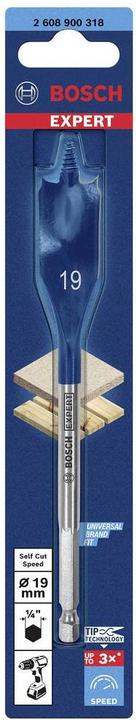 Actual product image Bosch Professional Zubehör EXPERT Self Cut Speed Flat Milling Drill, 19 x 152 mm (19 millimetres)