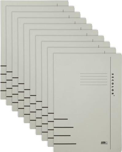 Produktbild Tarifold Klemmmappe Djois Secolor Folio 3103707 Pappe 250 mm x 350 mm Grau (Folio, 10 x)