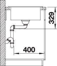 Productafbeelding Blanco Sona XL 6 S (Ingebouwde gootsteen, 100 cm, 50 cm)