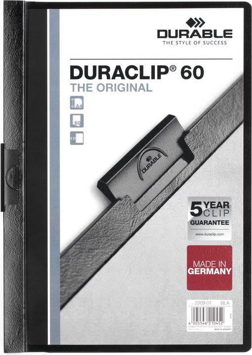 Produktbild Durable 10DUR2209-01 Schwarz Aktendeckel (A4, 25 x)