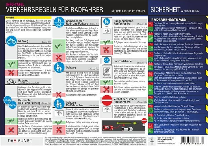 Energie-Label Verkehrsregeln für Radfahrer (Deutsch, Michael Schulze, 2015)