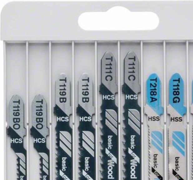 Productafbeelding Bosch Professional Zubehör Set decoupeerzaagbladen