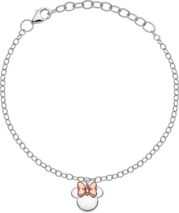 Disney Armband Minnie Mouse, 925 Sterling Silber (17.50 cm, 925er Sterlingsilber)