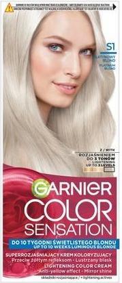 Produktbild Garnier Color Sensation Creme farba do włosów S1 Platynowy Blond (S1 Platinum Blonde)