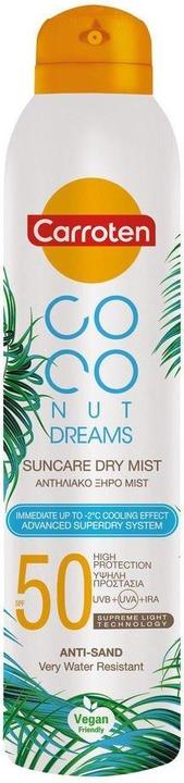 Carroten Coconut Dreams Sunscreen Spray Transparent Spf 50 200ml (Sonnenspray, SPF 50, 200 ml)