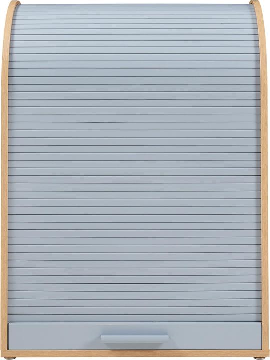 Produktbild En.Casa Rollladenschrank Kavlinge 80x60x40 cm Bambus/Grau (80 x 60 x 40 cm)
