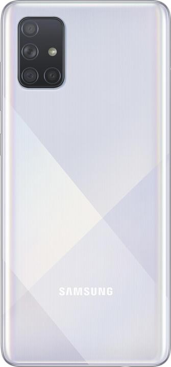 Actual product image Samsung Galaxy A71 EU (128 GB, Prism Crush Silver, 6.70", Dual SIM + SD, 64 Mpx, 4G)