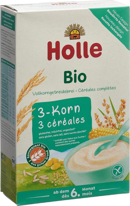 Holle Organic Baby Porridge 3 Grain (250 g)