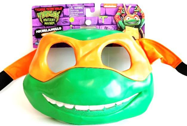 Productafbeelding Rubies Teenage Mutant Ninja Turtles 83563 Mutant Mayhem Michelangelo Rollenspel Masker. Ideaal cadeau voor