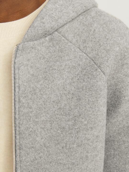Actual product image Jack & Jones Jcoterrain Bonded Wool Hoodie Ln (L)