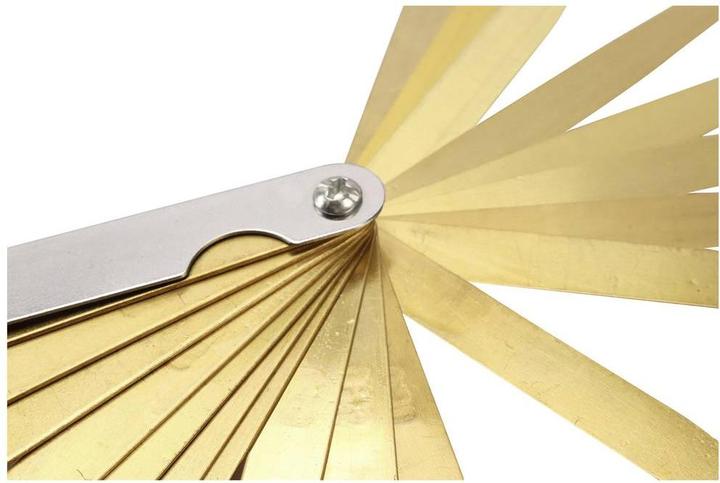 Produktbild Dasqua 1620-0100 Fühlerlehre aus Messing für Zündkerzen (12.50 cm)