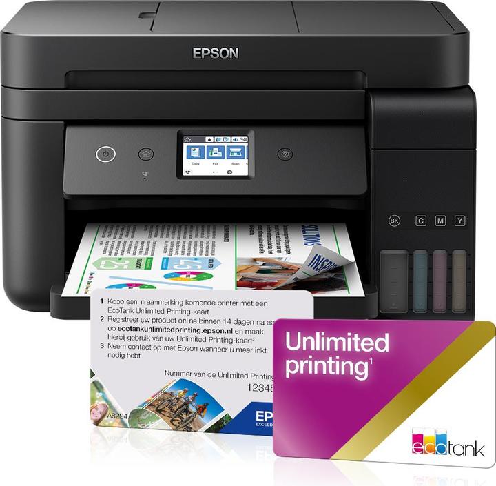 Actual product image Epson ET-4750 EcoTank Unlimited (Ink tank, Colour)