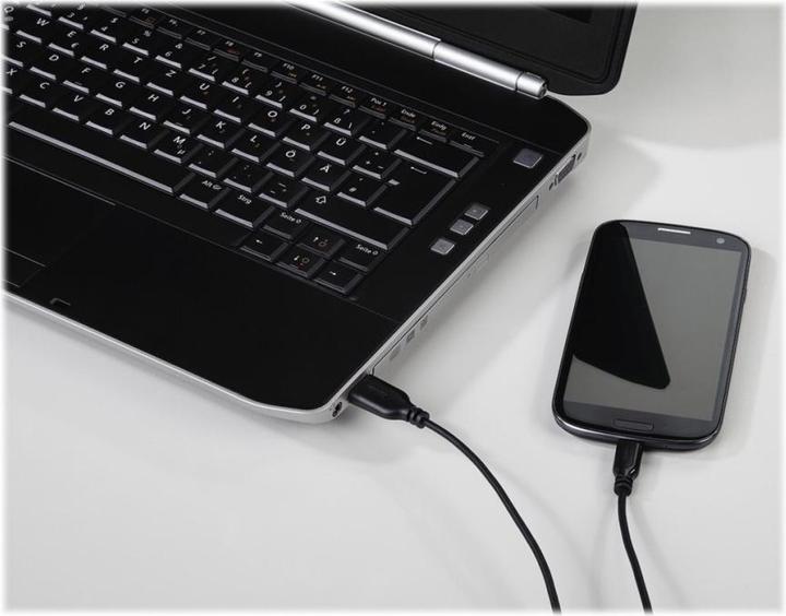 Actual product image Hama USB-A - Micro-USB (0.75 m, USB 2.0)