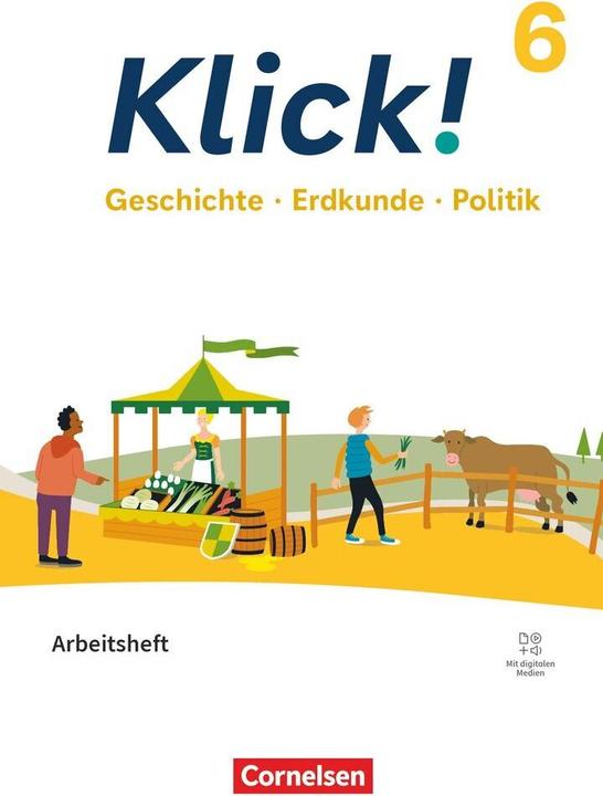 Produktbild Klick!, Fächerübergreifendes Lehrwerk für Lernende mit Förderbedarf, Geschichte, Erdkunde, Politik (Deutsch, Fink, Christine/Fink, Oliver/Humann, 2025)