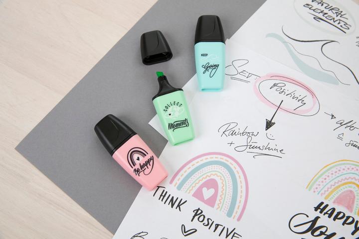 Produktbild STABILO Textmarker BOSS MINI Pastellove 2.0, 50er Display (Mehrfarbig, 50 x)