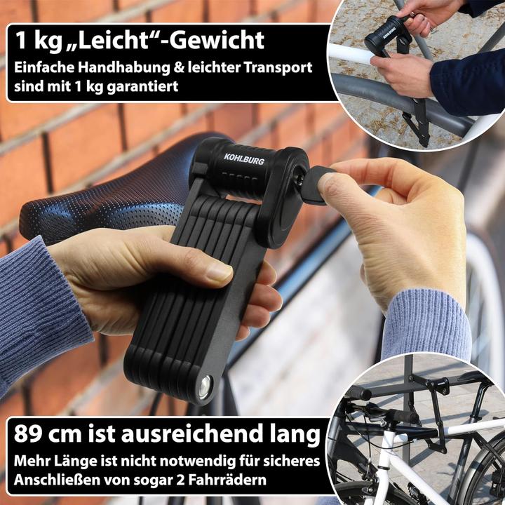Actual product image Kohlburg Folding lock