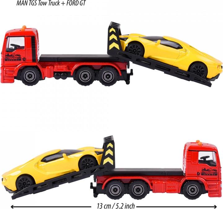 Produktbild Majorette MAN TGS Tow Truck w. Ford GT yellow