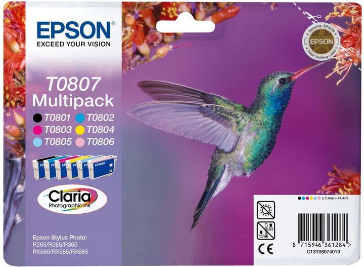 Productafbeelding Epson T0807 Claria Photographic (M, C, Y, LC, LM, BK)