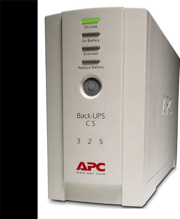 APC BACK-UPS CS 325VA 230V W/O SW Project (P) (325 VA, 210 W, Standby Onduleur)