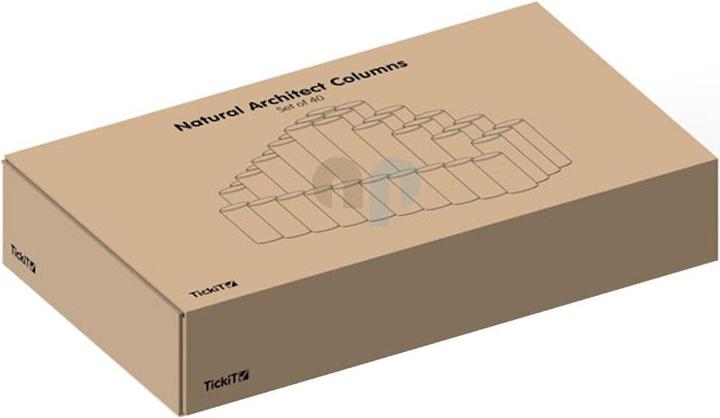 Image du produit TickiT Ensemble de 40 colonnes en bois rondes