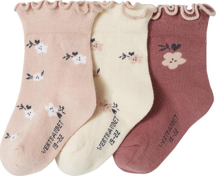 Vertbaudet 3er-Pack Mädchen Baby Socken Oeko-Tex (3er Pack, 18)