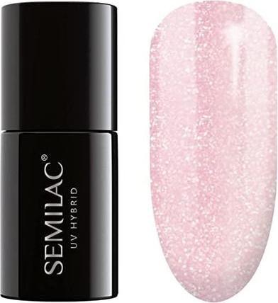 Immagine prodotto Semilac smalto gel 7 ml Cristalli rosa 164 (Cristalli rosa, Smalto per unghie effetto gel)
