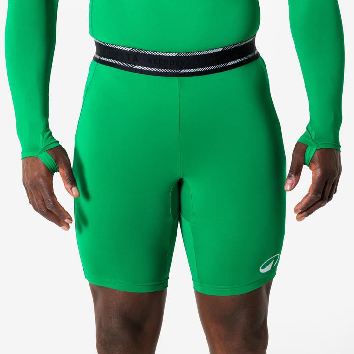 Immagine prodotto Kipsta Damen/Herren Fussball Funktionsshorts - Keepdry Light grün (XS)
