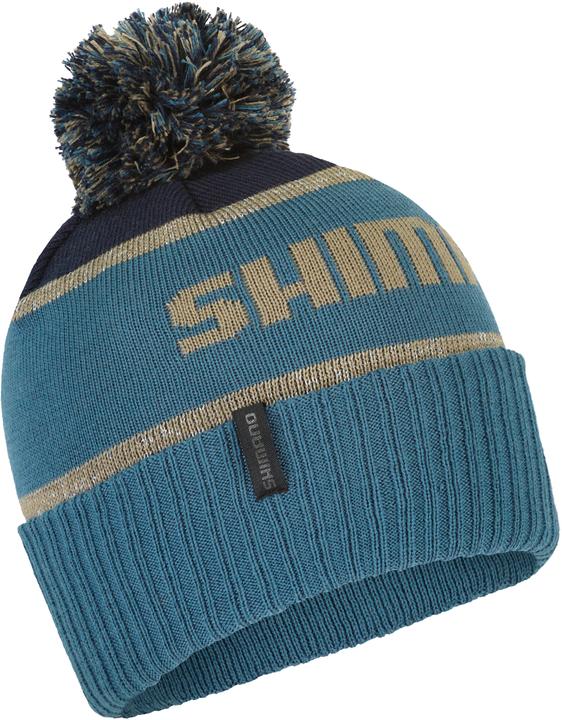 Shimano Unisex Yuki Pom Hat blue (One Size)