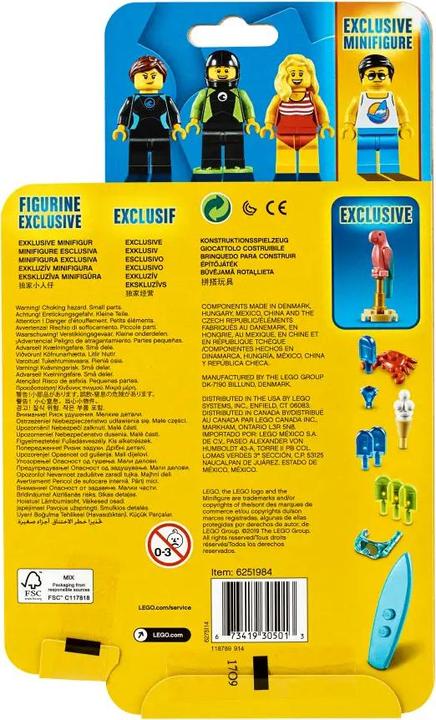 Produktbild LEGO Minifiguren-Set Sommerparty (40344, LEGO Minifiguren)