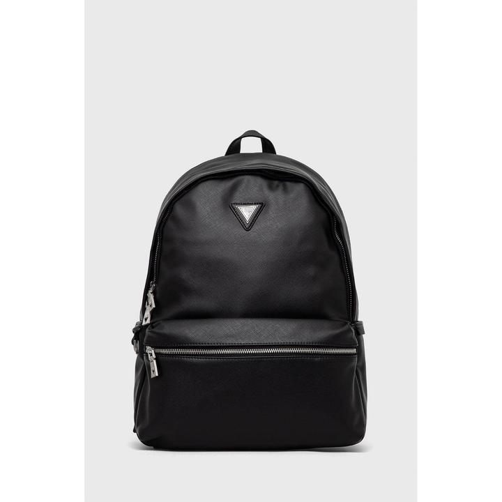 Actual product image Guess Certosa, Polyurethane, Textile Backpack, Black, For Men