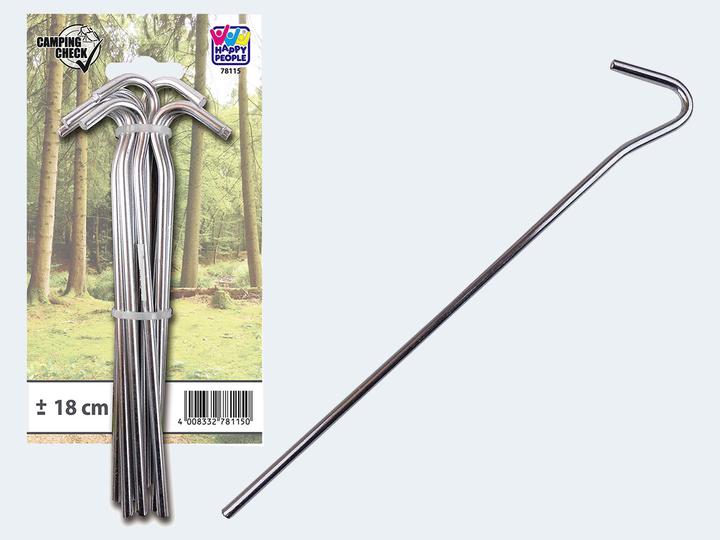 Image du produit Happy People Clous de tente galvanisés, 10 pcs, 20 cm