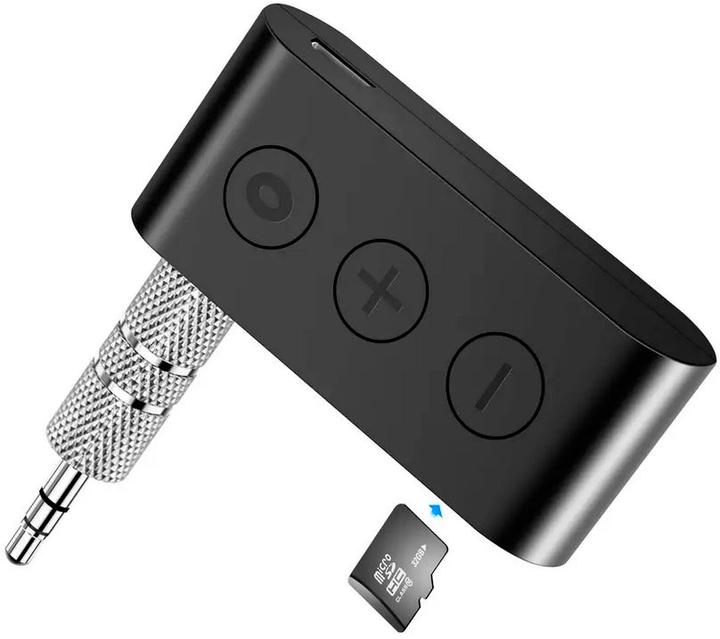 Produktbild PhoneLook Mini Bluetooth 5.0 Audio Empfänger BR03 mit TF Kartenslot und AUX 3.5mm Anschluss fürs Auto (Sender & Empfänger)