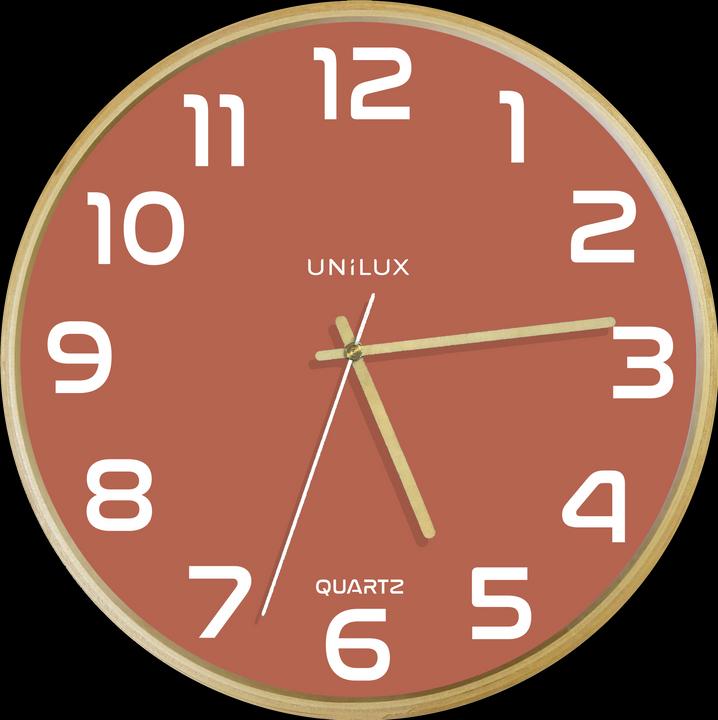Unilux Wall Clock Baltic Ø 30.5 cm, Old Pink (30.50 cm)