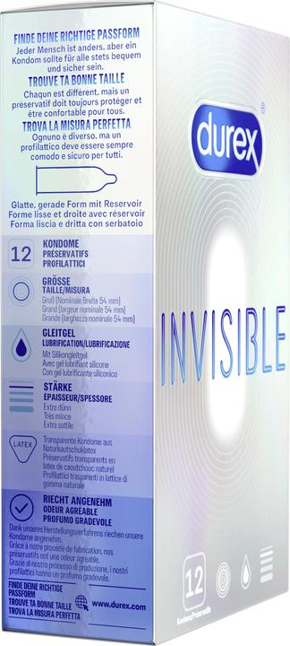Image du produit Durex Invisible (12 pcs)