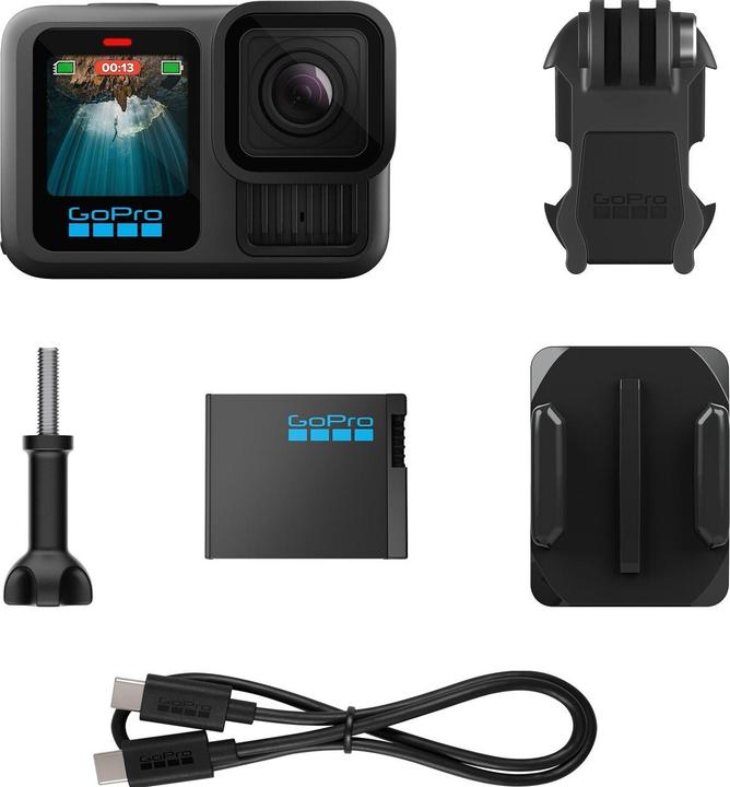 Actual product image GoPro HERO13 Black (60p, Bluetooth, Wi-Fi)