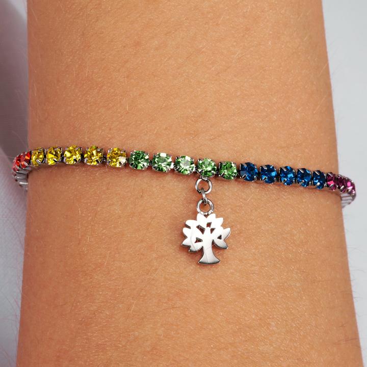 Immagine prodotto La Petite Story Bracciale Tennis Family (16 cm, Acciaio inossidabile)