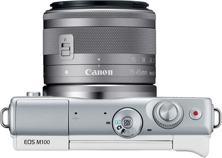 Produktbild Canon EOS M100 Kit - Import (15 - 45 mm, 24.20 Mpx, APS-C / DX)