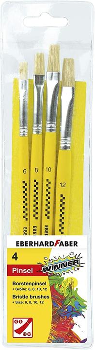 EberhardFaber Pinsel-Set Borsten, 4 Stück (120 mm)