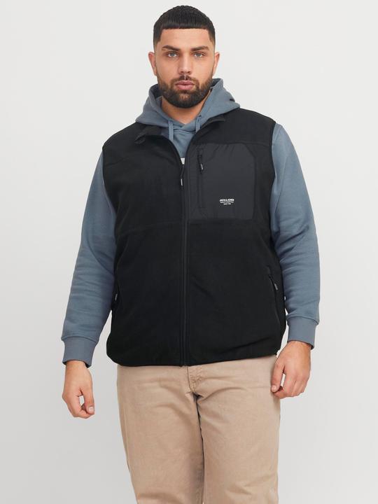 Actual product image Jack & Jones Plus Size Fleece Gilet Fleece Gilet (3XL)