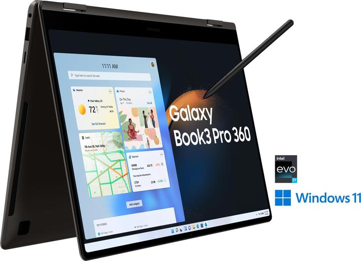 Produktbild Samsung Galaxy Book3 Pro 360 (16", Intel Core i7-1360P, 16 GB, 1000 GB, DE)