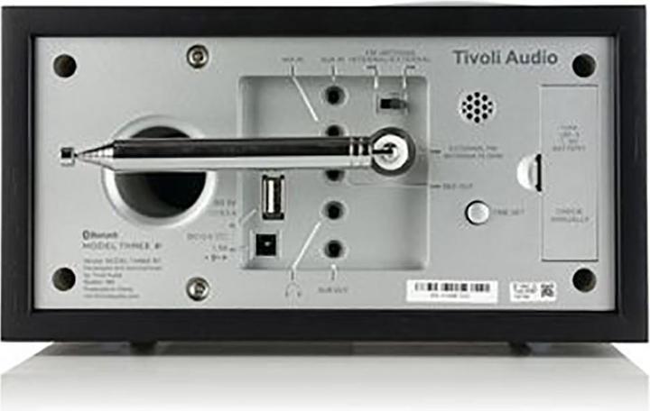 Image du produit Tivoli Audio Audio - ModelThreeBluetoothw/USB - Radio de bureau - Zilver/Zwart