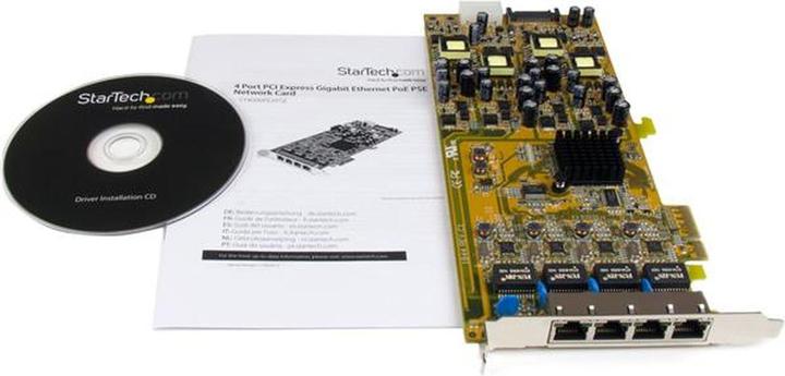 Actual product image StarTech 4 Port PCIe Gigabit Network Card (PCI-E x4)
