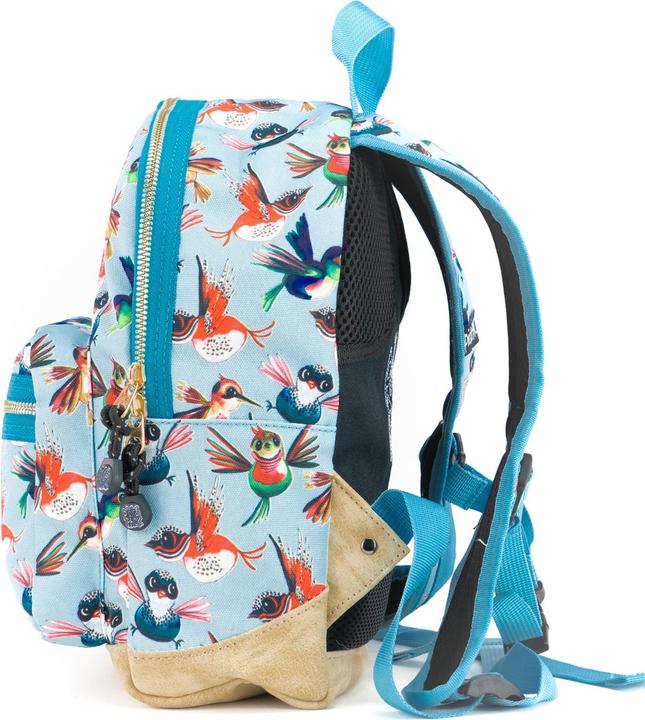 Actual product image Pick & Pack Birds Backpack (22 x 31 x 11 cm) - Dusty blue
