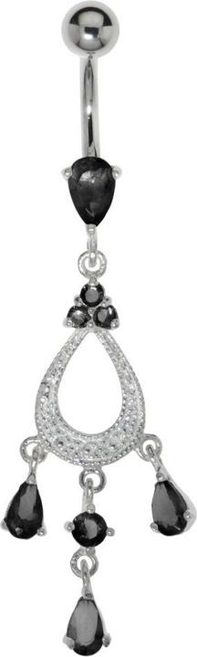 Immagine prodotto Bijouteria Piercing ventre (Acciaio chirurgico 316L, Argento 925, Zirconia)