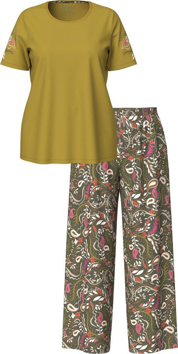 Produktbild Ulla Popken Pyjama, Paisleymuster, Rundhals, Halbarm (54)