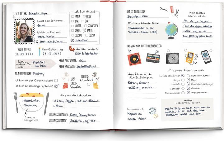 Produktbild Meine Familie in einem Buch (Deutsch, Annika Mengel, 2024)