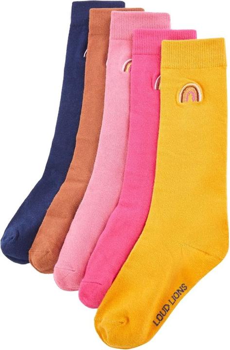 VidaXL Kindersocken 5 Paar EU 23-26,Material: 78 % Baumwolle. 20 (5er Pack, 23 - 26)