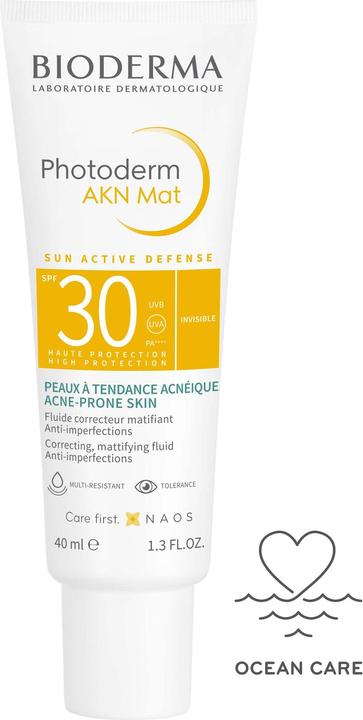 Image du produit Bioderma Photoderm Akn Mat SPF30 (Crème solaire visage, SPF 30, 40 ml, 150 g)